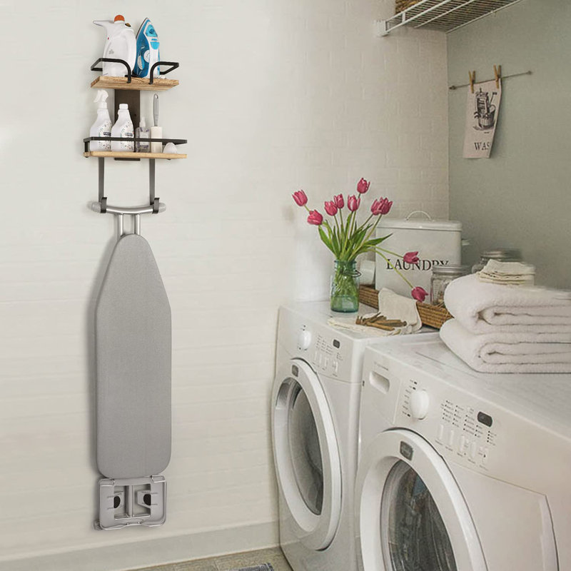 X－MAX FURNITURE Metal Wall Mounted Laundry Room Organizer Wayfair